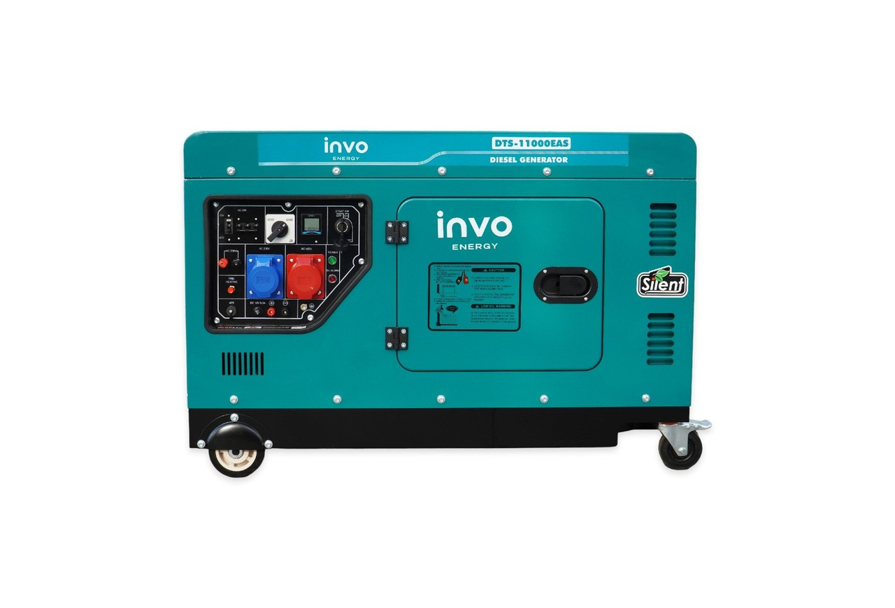 Генератор дизельний INVO DTS-11000EAS у кожусі, 10/11, 230/380В з електричним запуском