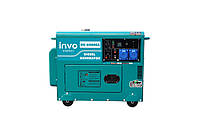 Генератор дизельний INVO DS-6500EA 6/6,5кВ 220В у кожусі з електричним запуском, фото 5