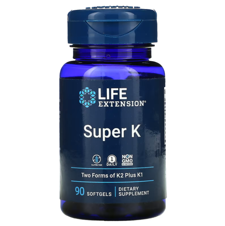 Продукт Super K Life Extension 90 м'яких желатинових капсул