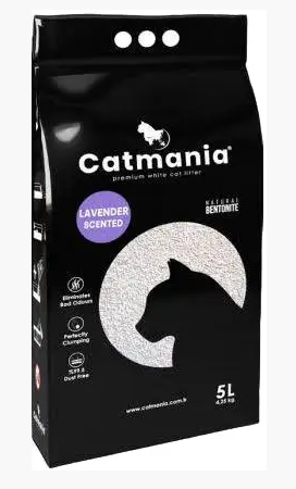 Catmania бентонітовий наповнювач 5л (лаванда)