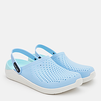 Крокси жіночі blue Luck line крокси жіночі блакитні сілікон , стильные кроксы голубые женские, подошва пвх