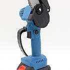 Акумуляторна пила + 2 акумулятори 48В в кейсі / Пила для саду / Ланцюгова міні пила, фото 5