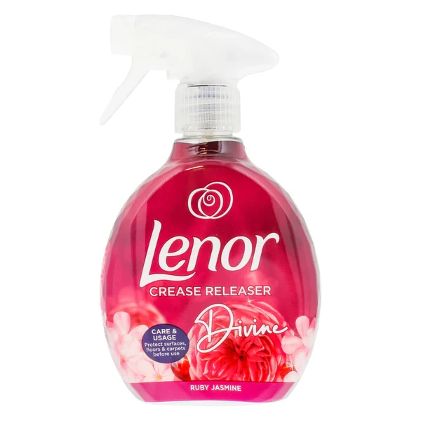 Спрей для разглаживания складок на одежде Lenor Crease Releaser (Ruby Jasmine) 500 мл