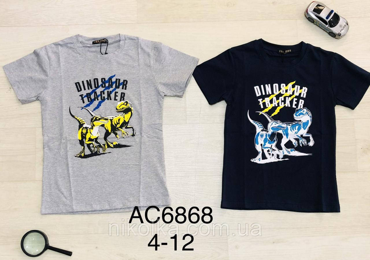 Футболки для хлопчиків оптом, F&D, 4-12 рр., арт. AC-6868, фото 1