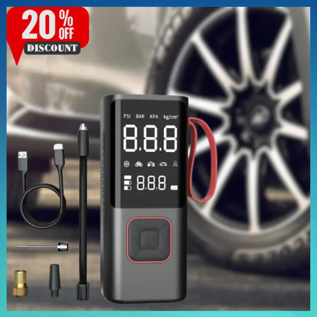 Аккумуляторный насос для автомобиля велосипеда и мячей Car Air Pump ...