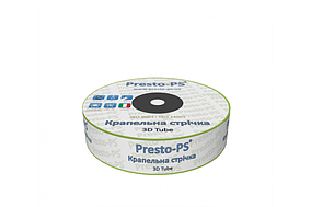 Крапельна стрічка емітерна "Presto-PS" 3D Tube 500 м/30 см. Витрата 2.7 л/год. Італія.