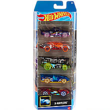 Hot Wheels X-Raycers HTV41 Набір машинок Хот Вілс 5 шт