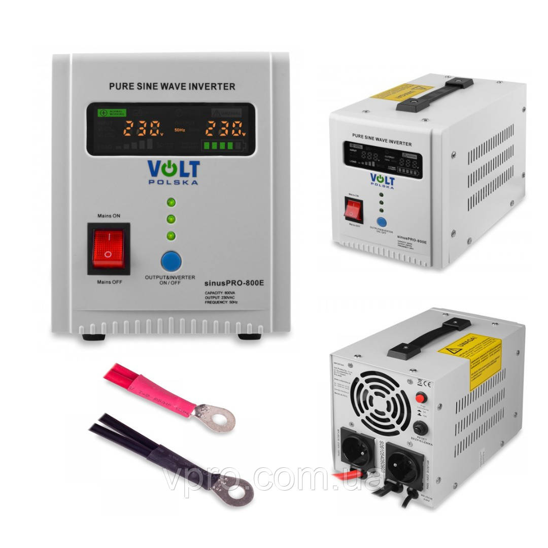 Джерело безперебійного живлення Volt Polska Sinus PRO 800E 12 V 220V, фото 1