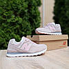 Жіночі кросівки New Balance 574 (Пудра з рожевим) Взуття Нью Беланс 574 замша сітка демісезон, фото 6