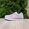 Жіночі кросівки New Balance 574 (Пудра з рожевим) Взуття Нью Беланс 574 замша сітка демісезон, фото 9