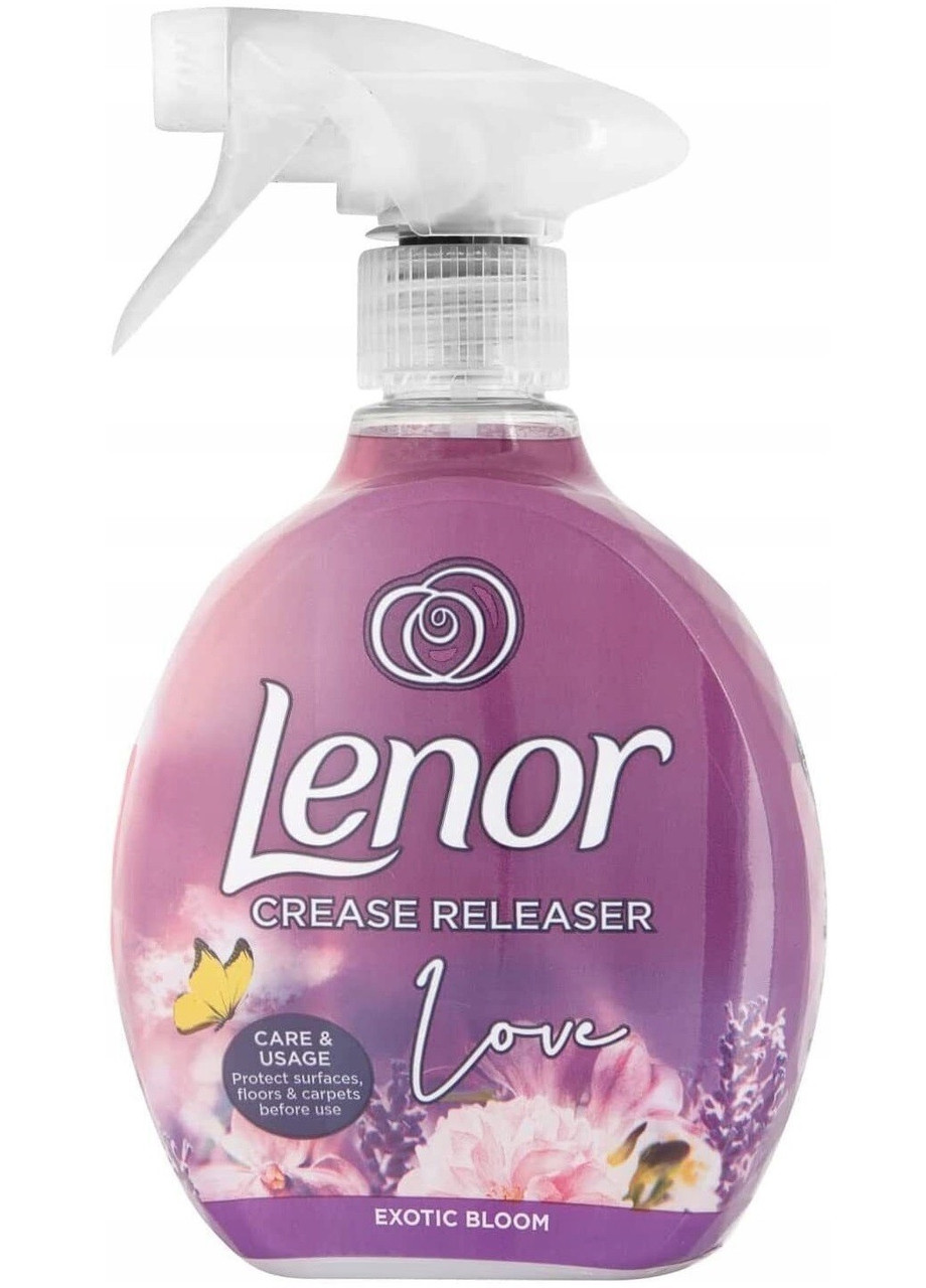 Спрей для разглаживания складок на одежде Lenor Crease Releaser (Exotic Bloom) 500 мл