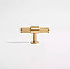 Ручка-кнопка Golden Artisan модерн RT-LYJGH-58-00 BRASS GOLD латунь, фото 3