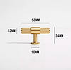 Ручка-кнопка Golden Artisan модерн RT-LYJGH-58-00 BRASS GOLD латунь, фото 4