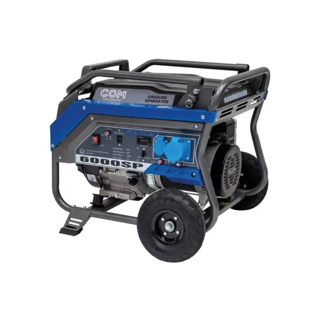 Генератор бензиновий однофазний CGM 6000SPEW 5-5,4 кВт (Італія), фото 1