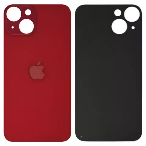 Задня панель корпусу для iPhone 14, червона, потрібно зняти скло камери, small hole, фото 1