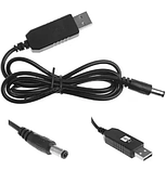 Кабель USB-DC 12V 5.5х2.1 mm для живлення роутера, модему від повербанку, фото 3