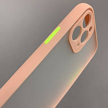 Чохол для Apple iPhone 11 Pro чохол із захистом для камери матовий на айфон 11 про персиковий tcb, фото 3