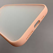 Чохол для Apple iPhone 11 Pro чохол із захистом для камери матовий на айфон 11 про персиковий tcb, фото 4