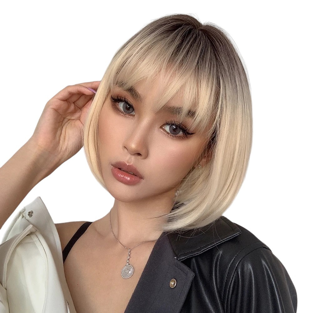 Перука Ombre Blond каре, термоволокно DC 176-1