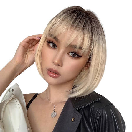 Перука Ombre Blond каре, термоволокно DC 176-1, фото 1