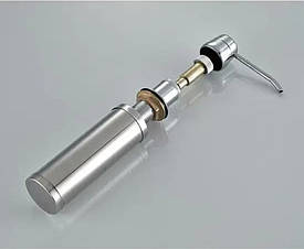 Врізний дозатор диспенсер для миючого засобу Frap F405 колір хром