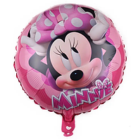 Фольгована куля Мінні Маус на рожевому (Китай)