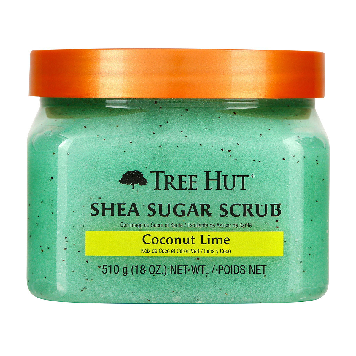 Скраб для тіла цукровий Tree Hut з олією ши та кокосом Coconut Lime Sugar для всіх типів шкіри