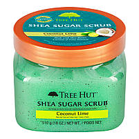 Скраб для тіла цукровий Tree Hut з олією ши та кокосом Coconut Lime Sugar для всіх типів шкіри, фото 3