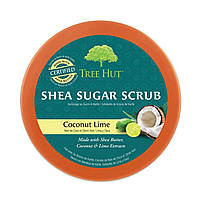Скраб для тіла цукровий Tree Hut з олією ши та кокосом Coconut Lime Sugar для всіх типів шкіри, фото 4