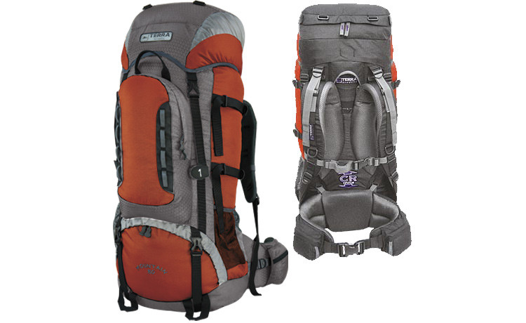 Рюкзак Terra Incognita Mountain 50 Orange-Grey (TI-00254)