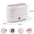 Електрична сушарка пензлів для макіяжу на 12 отворів LY-610 / Сушка для пензлів з контролем температури, фото 6