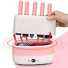 Електрична сушарка пензлів для макіяжу на 12 отворів LY-610 / Сушка для пензлів з контролем температури, фото 3