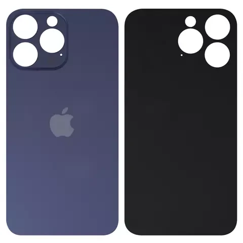 Задня панель корпусу для iPhone 14 Pro Max, фіолетова, потрібно зняти скло камери, small hole, фото 1