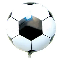 Кулька фольгована "Футбольний м'яч" діаметр 45 см.