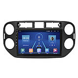 Al Штатна магнітола для Volkswagen Tiguan I 2007-2011 екран 9" 2/32Gb 4G Wi-Fi GPS Top Android, фото 2