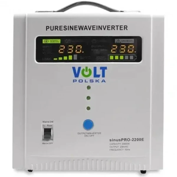 Джерело Безперебійного живлення ДБЖ Інвертор Volt Polska SINUS PRO 2200E для котла