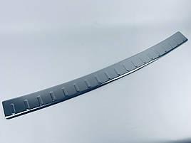 Накладка на задній бампер Opel Crossland Хром-нерж з загибом (TAN24)