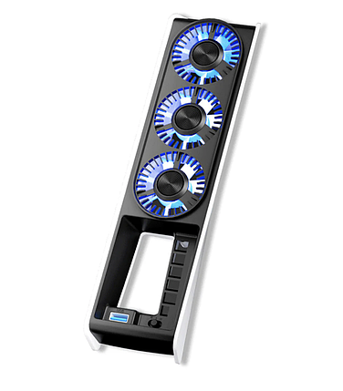 Вентилятор, кулер IINE для консолі Playstation 5 Slim, PS5 Slim з автоматичним режимом охолодження, фото 1