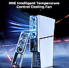 Вентилятор, кулер IINE для консолі Playstation 5 Slim, PS5 Slim з автоматичним режимом охолодження, фото 6