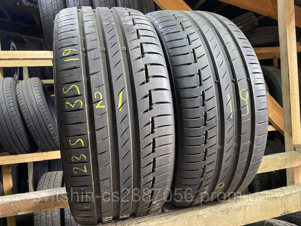 Літні шини 235/35R19 Continental PremiumContact 6 2019/2021 6.5+мм