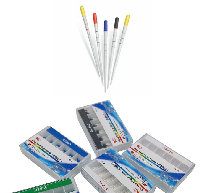 Штифти паперові конус 04/15 100шт\уп Absorbent Paper Points HTM, фото 1