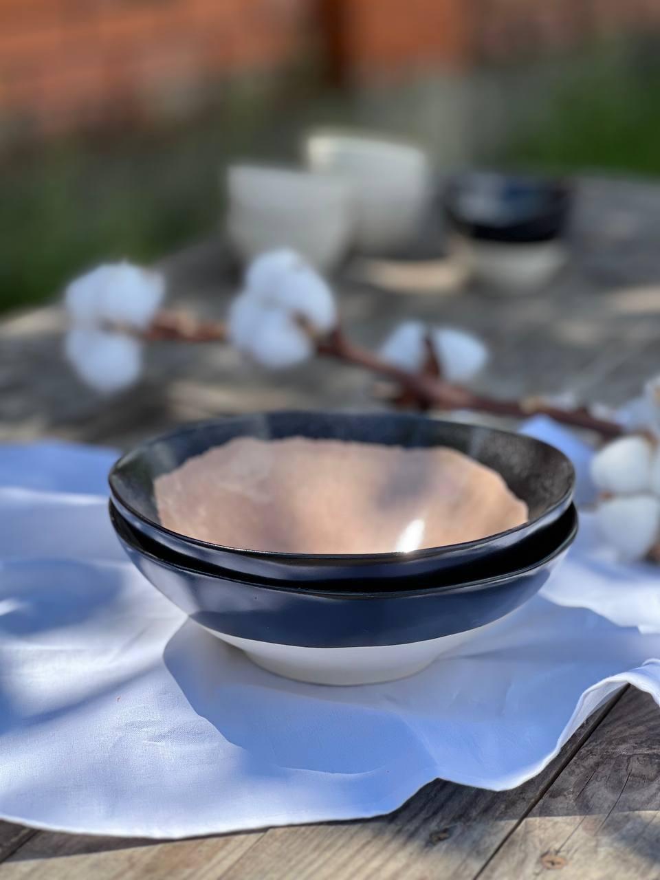 Тарілка обідня 550 мл Chorna Kava, фото 1