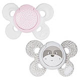 Пустушка Physio Comfort силікон 0-6 міс (2 шт) 74931 Chicco, дівчинка, фото 2