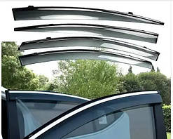 Дефлектори вікон BMW X5 G05  2019-2020 з хром  молдингом