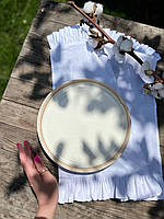 Тарілка Кругла з бортиком 25 см Latte