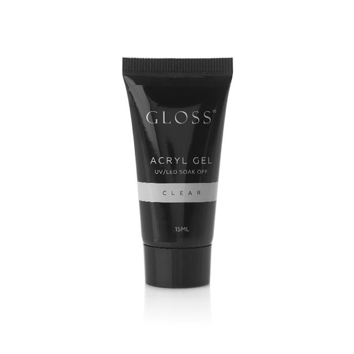 Акрил-гель GLOSS Clear прозорий, 15 мл