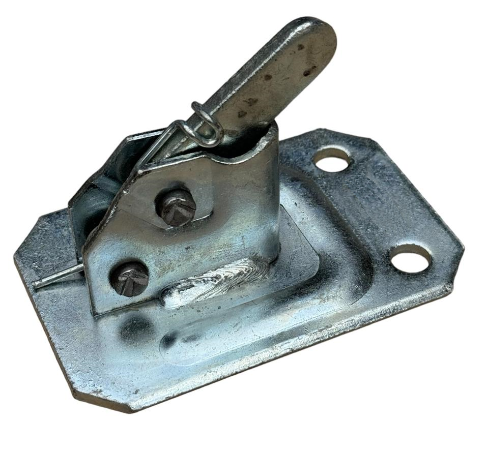 Посилений пружинний зажим (чироз) оцинкований для опалубки 105 х 70 товщина 4 мм, фото 1