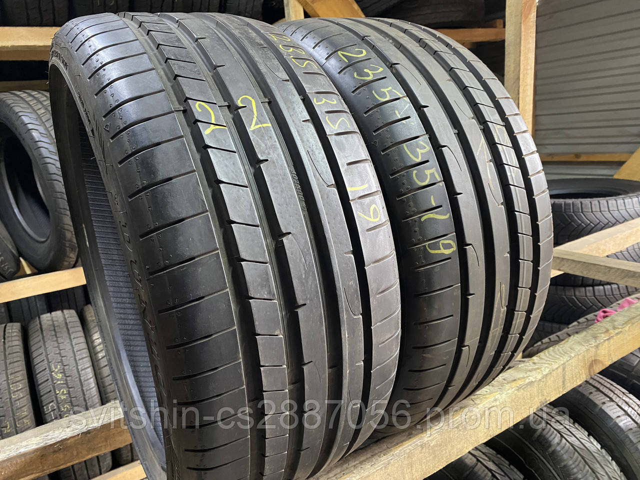 Шини літо 235/35R19 Dunlop Sport Maxx 8мм 2019/2022рік, фото 1
