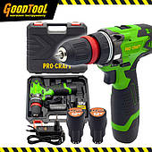 Акумуляторний шуруповерт Procraft Industrial PA12DFR