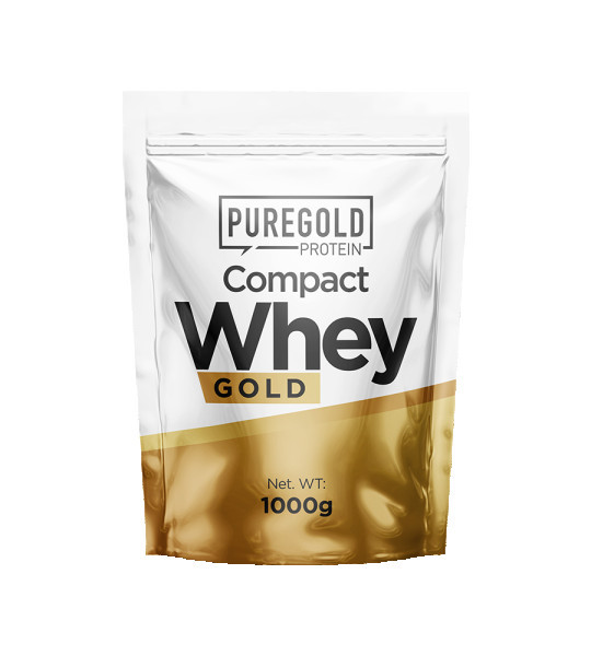 (уцінка термін по 1.25) Сироватковий протеїн Pure Gold Compact Whey Protein Gold 1000 г
